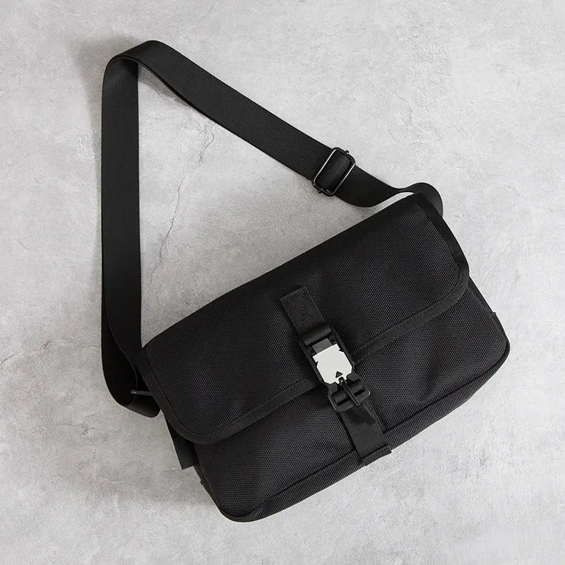 UAKISS  -  Japanese Zipper Waterproof Nylon Men‘s Bag Shoulder Square Man Bag Causal Urban Travel Sports Crossbody Men Messenger Bag Bags