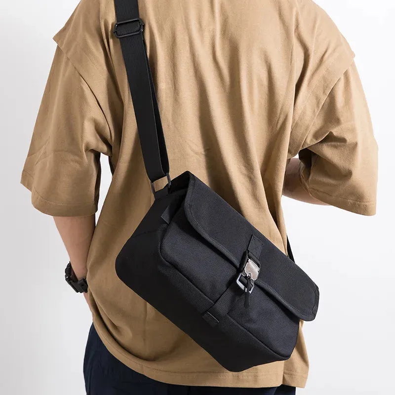 UAKISS  -  Japanese Zipper Waterproof Nylon Men‘s Bag Shoulder Square Man Bag Causal Urban Travel Sports Crossbody Men Messenger Bag Bags
