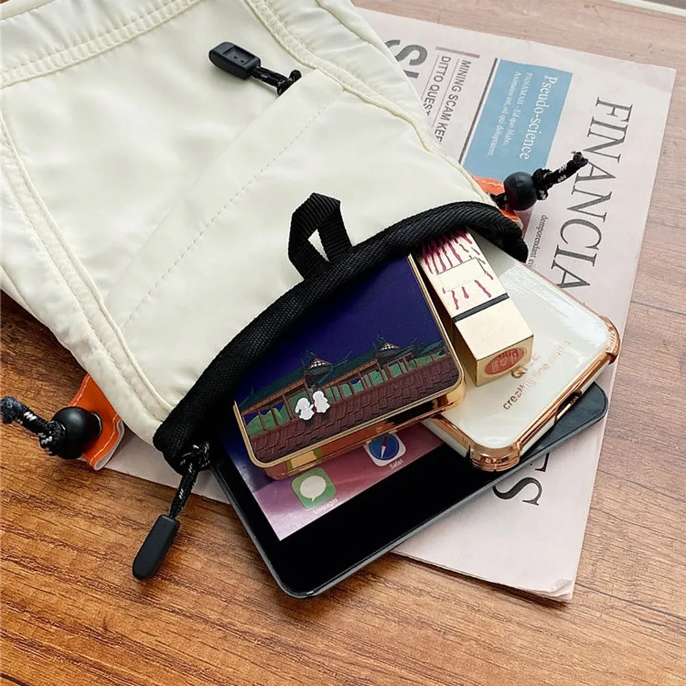 Vvsha Mini Waterproof Messenger Bag Square Bag Mobile Phone Bag Mini Casual Mobile Phone Unisex Travel Square Handbag Shoulder Bag