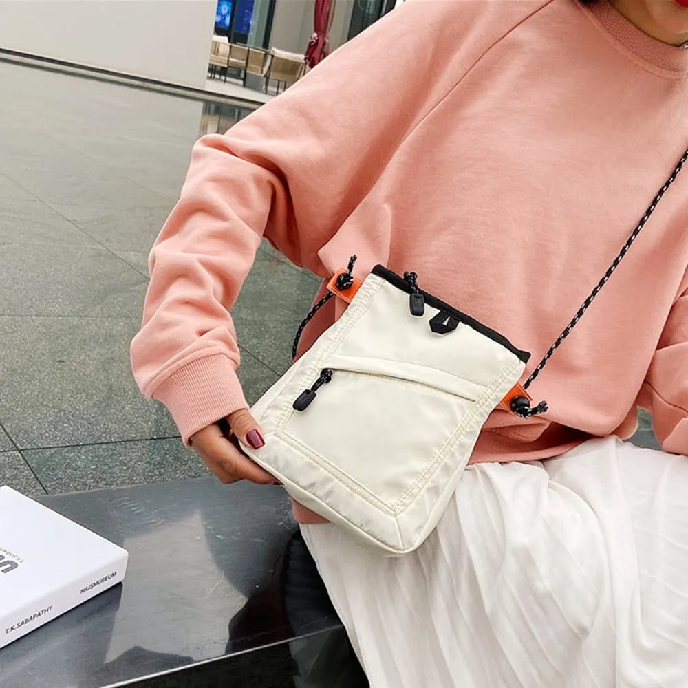Vvsha Mini Waterproof Messenger Bag Square Bag Mobile Phone Bag Mini Casual Mobile Phone Unisex Travel Square Handbag Shoulder Bag