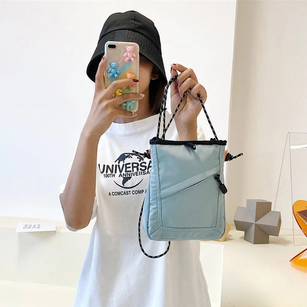 Vvsha Mini Waterproof Messenger Bag Square Bag Mobile Phone Bag Mini Casual Mobile Phone Unisex Travel Square Handbag Shoulder Bag