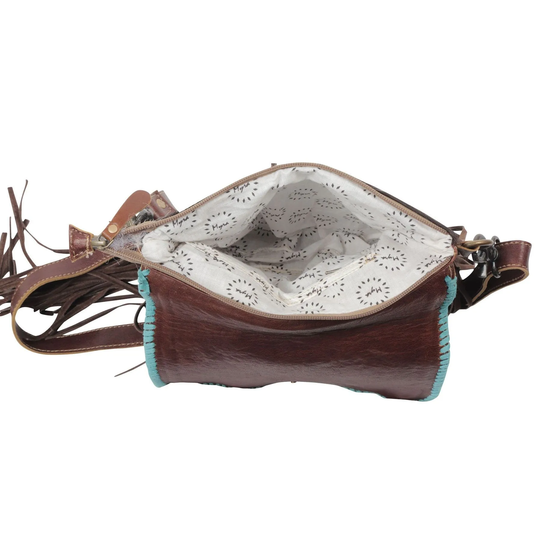 Wilderness Leather Western Crossbody Purse