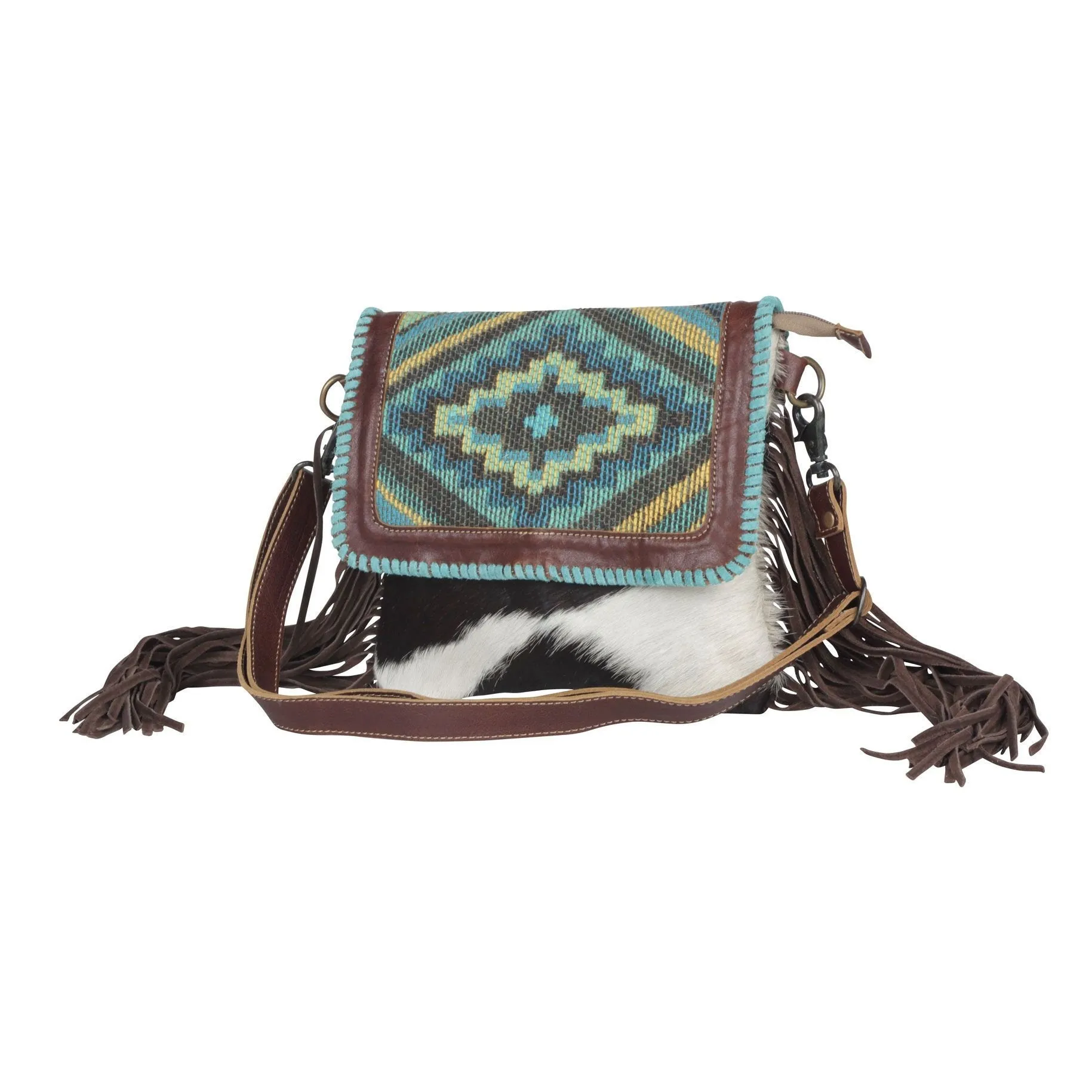 Wilderness Leather Western Crossbody Purse