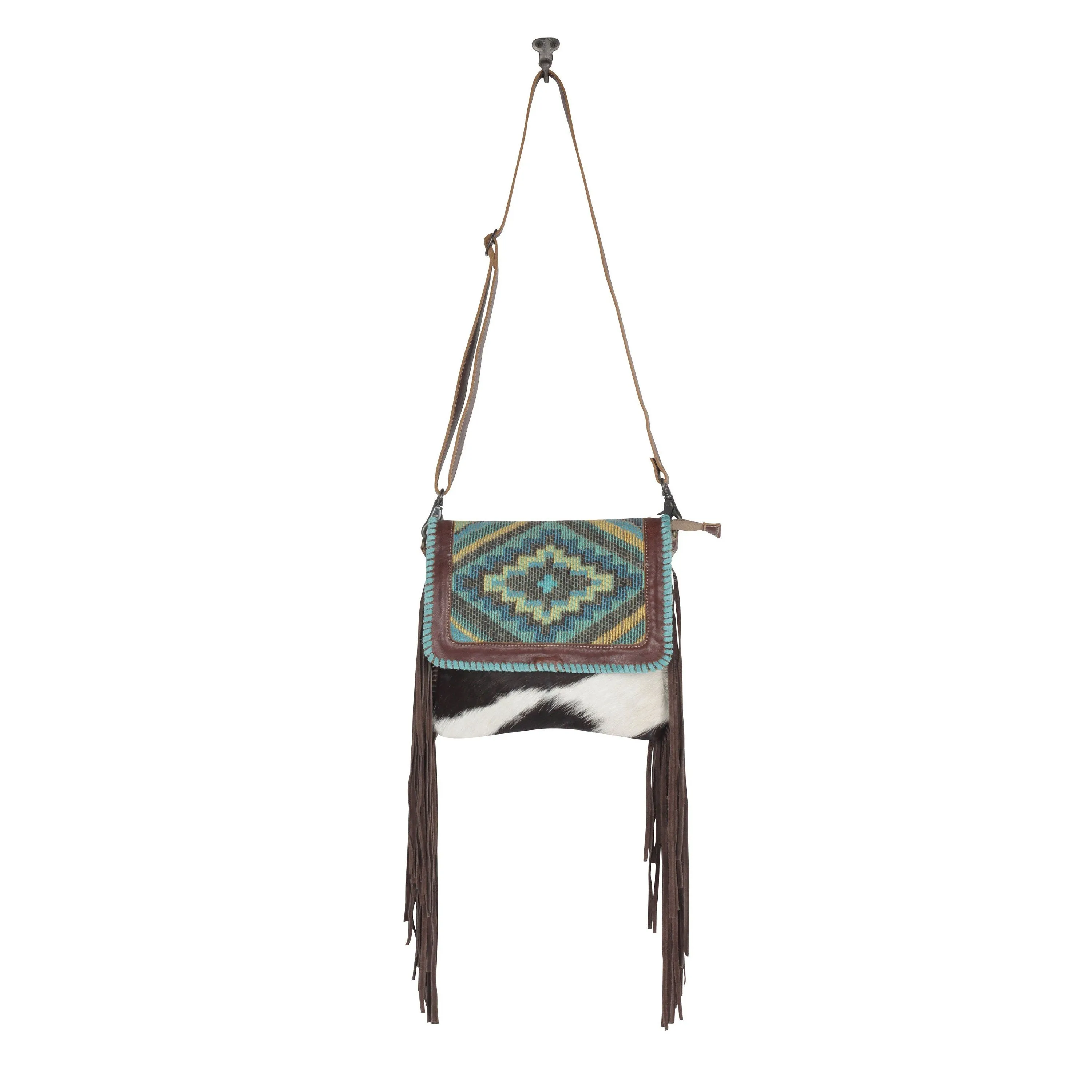 Wilderness Leather Western Crossbody Purse