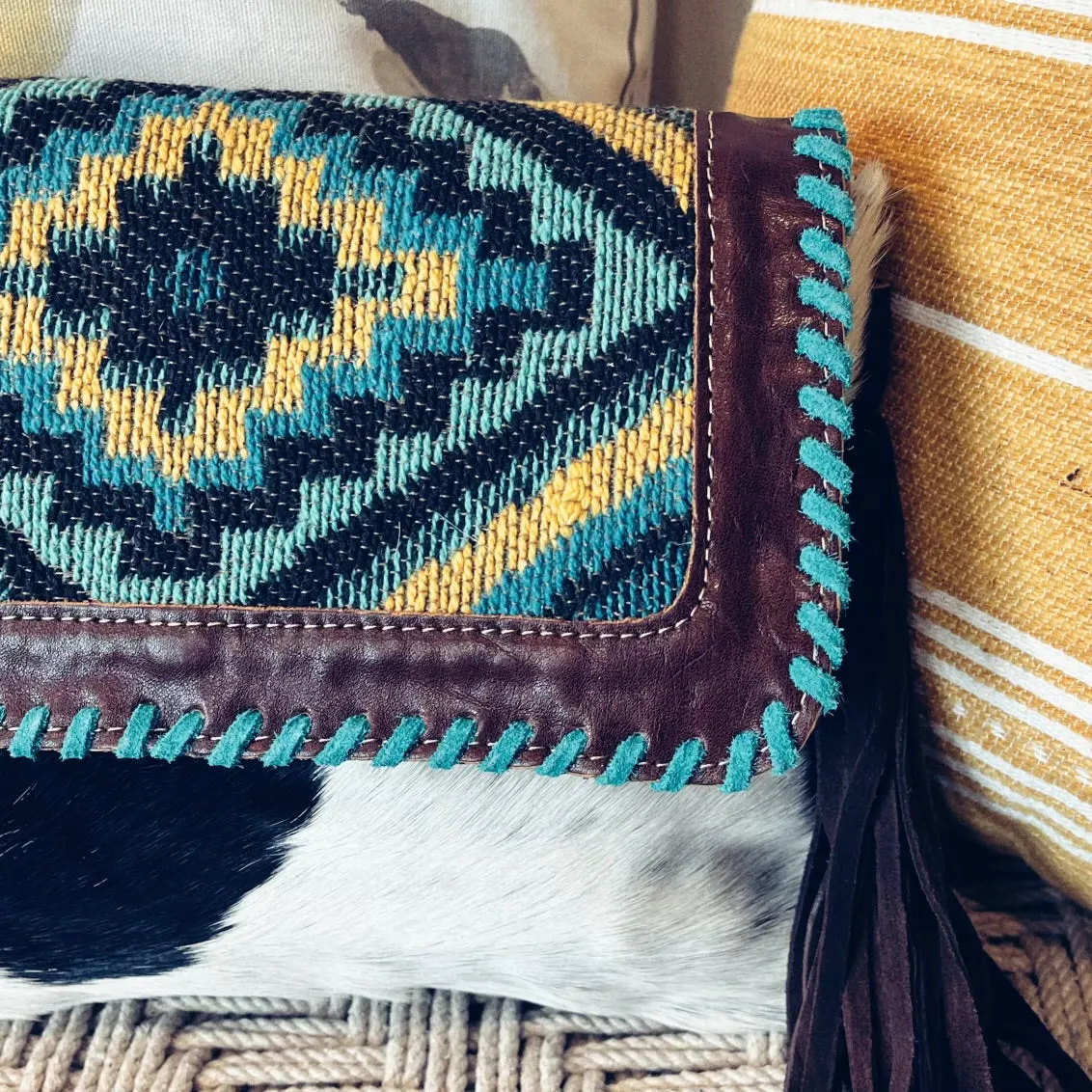 Wilderness Leather Western Crossbody Purse