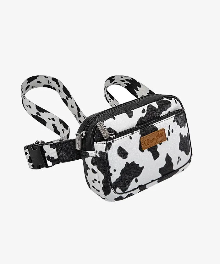 Wrangler Western Womans Cow Print Belt-Bag