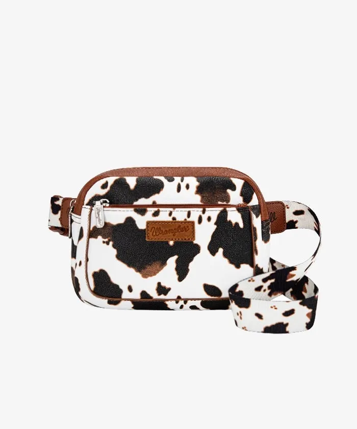Wrangler Western Womans Cow Print Belt-Bag