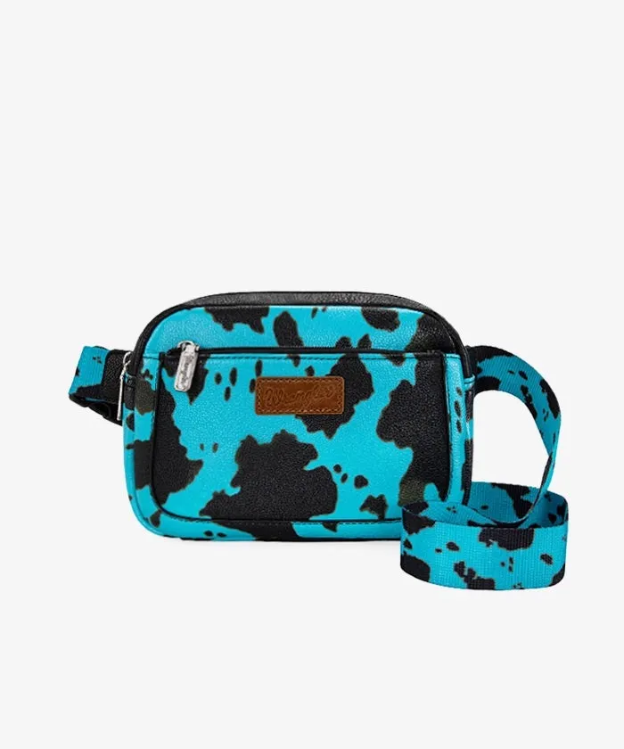 Wrangler Western Womans Cow Print Belt-Bag